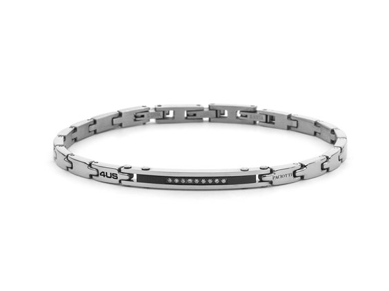 Bracciale 4US: Cesare Paciotti Uomo in Acciaio 4UBR7996 - 4UBR7996